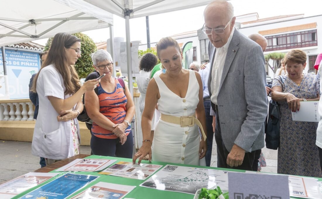 Representantes del Cabildo de Tenerife durante la presentación del marco insular de prevención y promoción de la salud