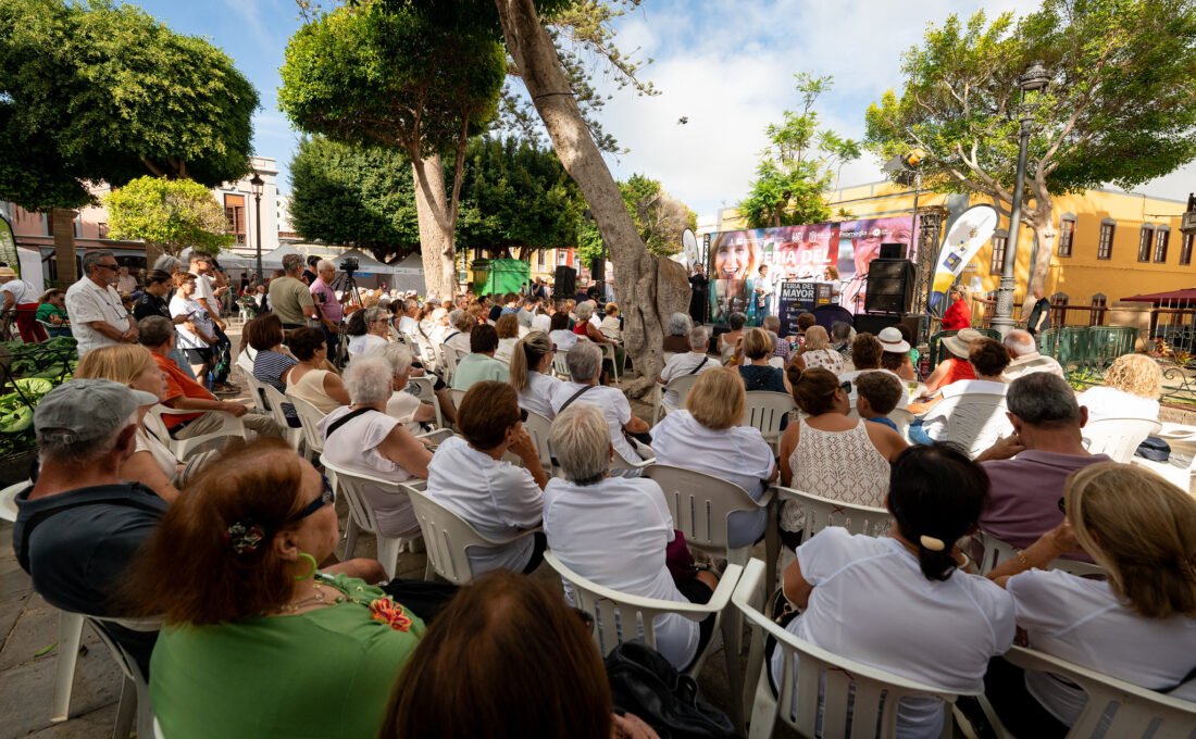 La Feria del Mayor reúne en Gáldar a personas mayores de toda Gran Canaria