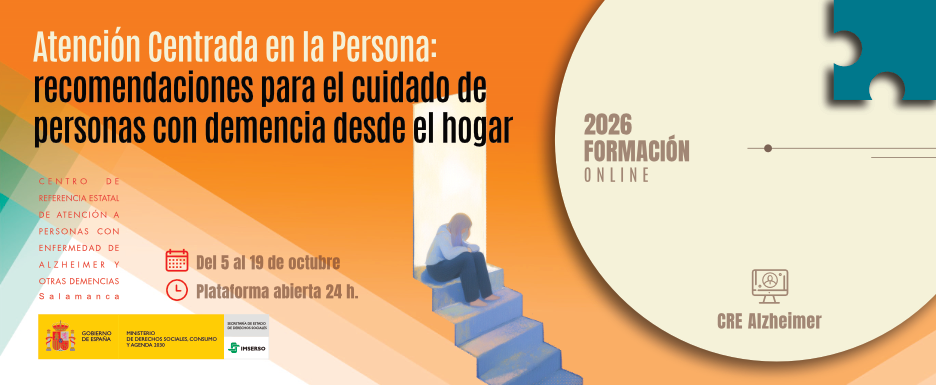 El Imserso ofrece formación gratuita sobre cuidados de personas con demencia en casa